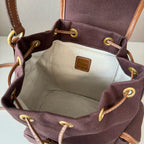 Premium Canvas &  Calfskin College-Style Backpack – JKS