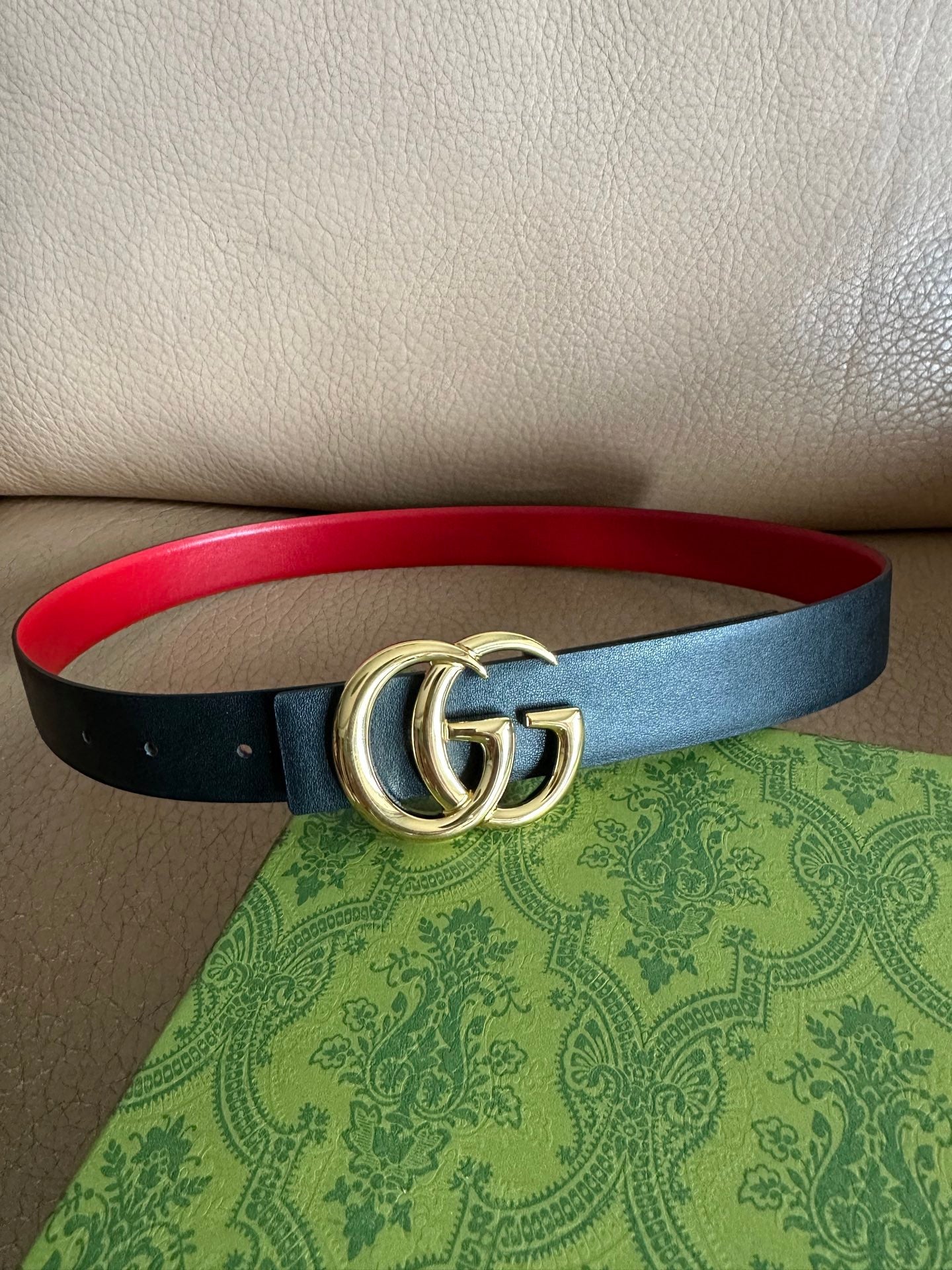Double Letter Reversible Belt