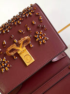 V-SLING Handcrafted Pompom Bag | 9911 MTX