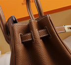 Elegant Togo-Textured Leather Handbag – Premium Craftsmanship