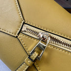 Premium Geometric Soft Leather Shoulder Bag – DSX