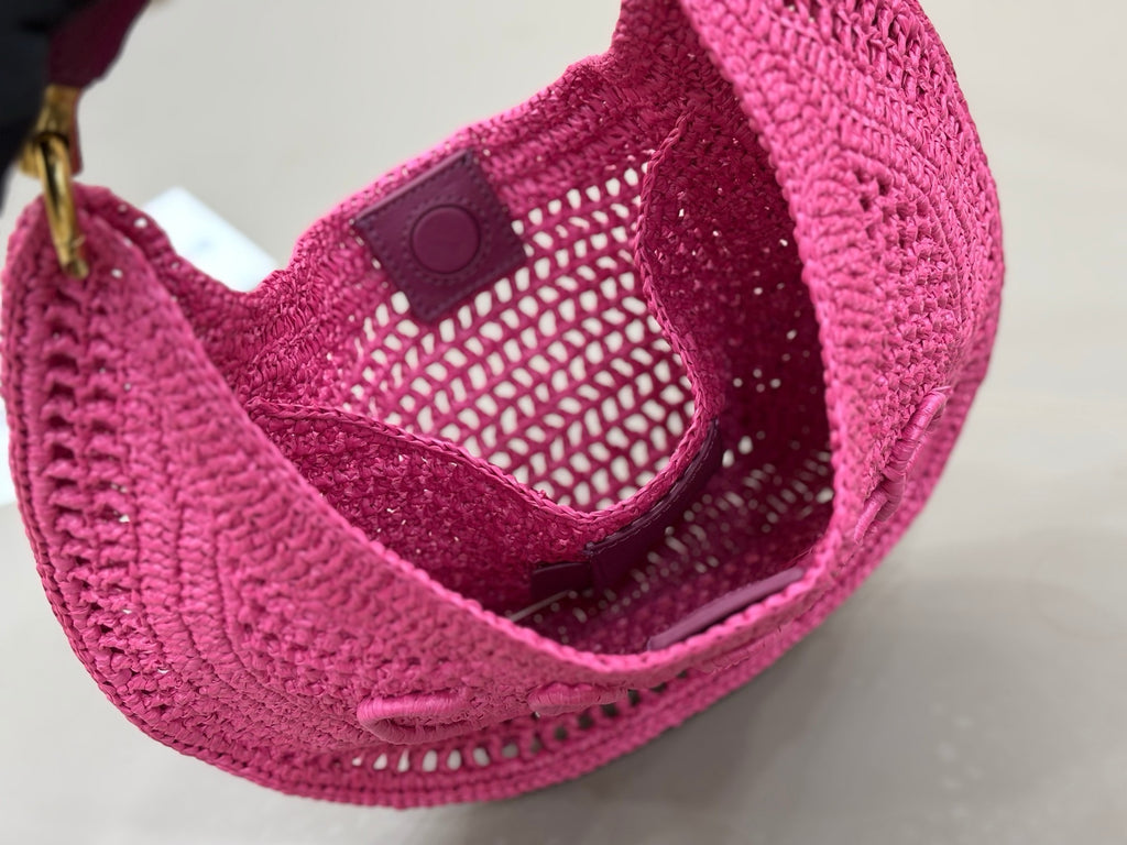 Summer Banana Woven Shoulder Bag  (Premium Quality)
