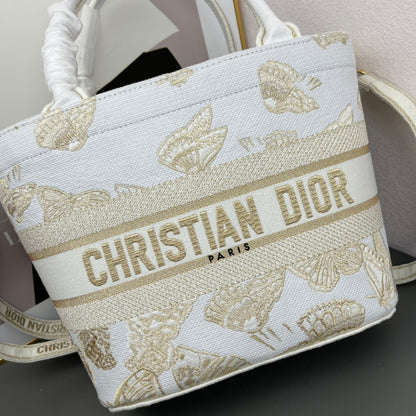 Di**or Book Tote: Vegetable Basket Embroidery and Timeless Elegance