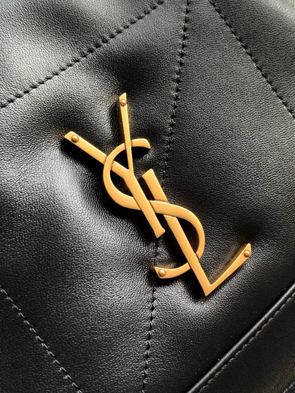 Elegant Black Lambskin Shoulder Tote