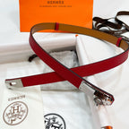 Slim Leather Waist Belt – Adjustable Fit