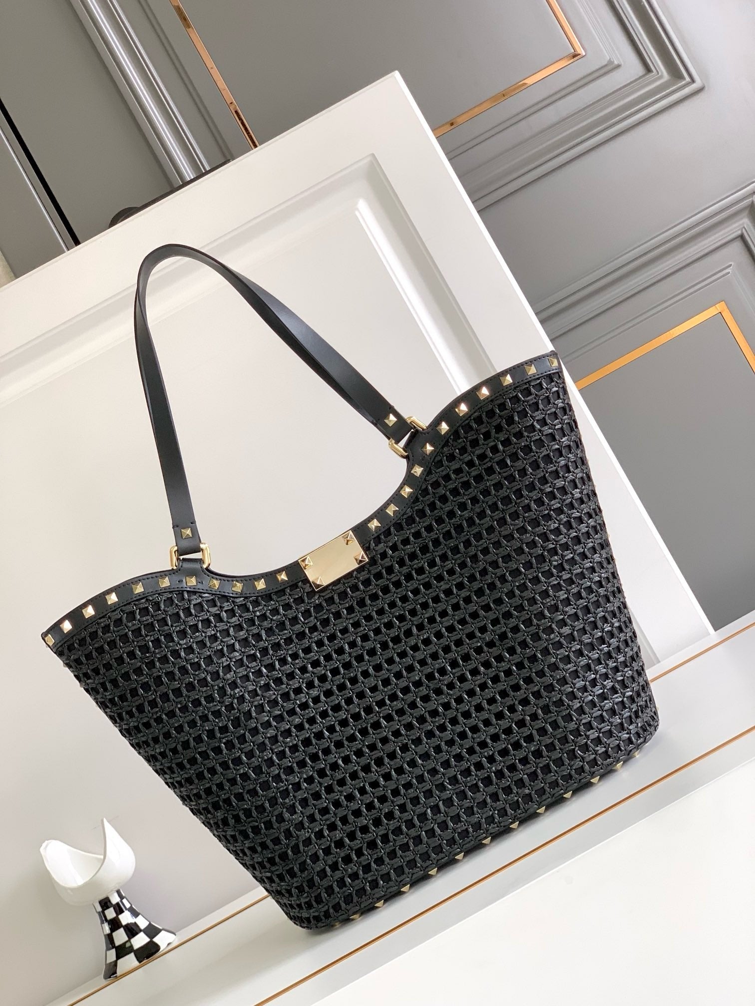 Raffia Woven Tote Bag