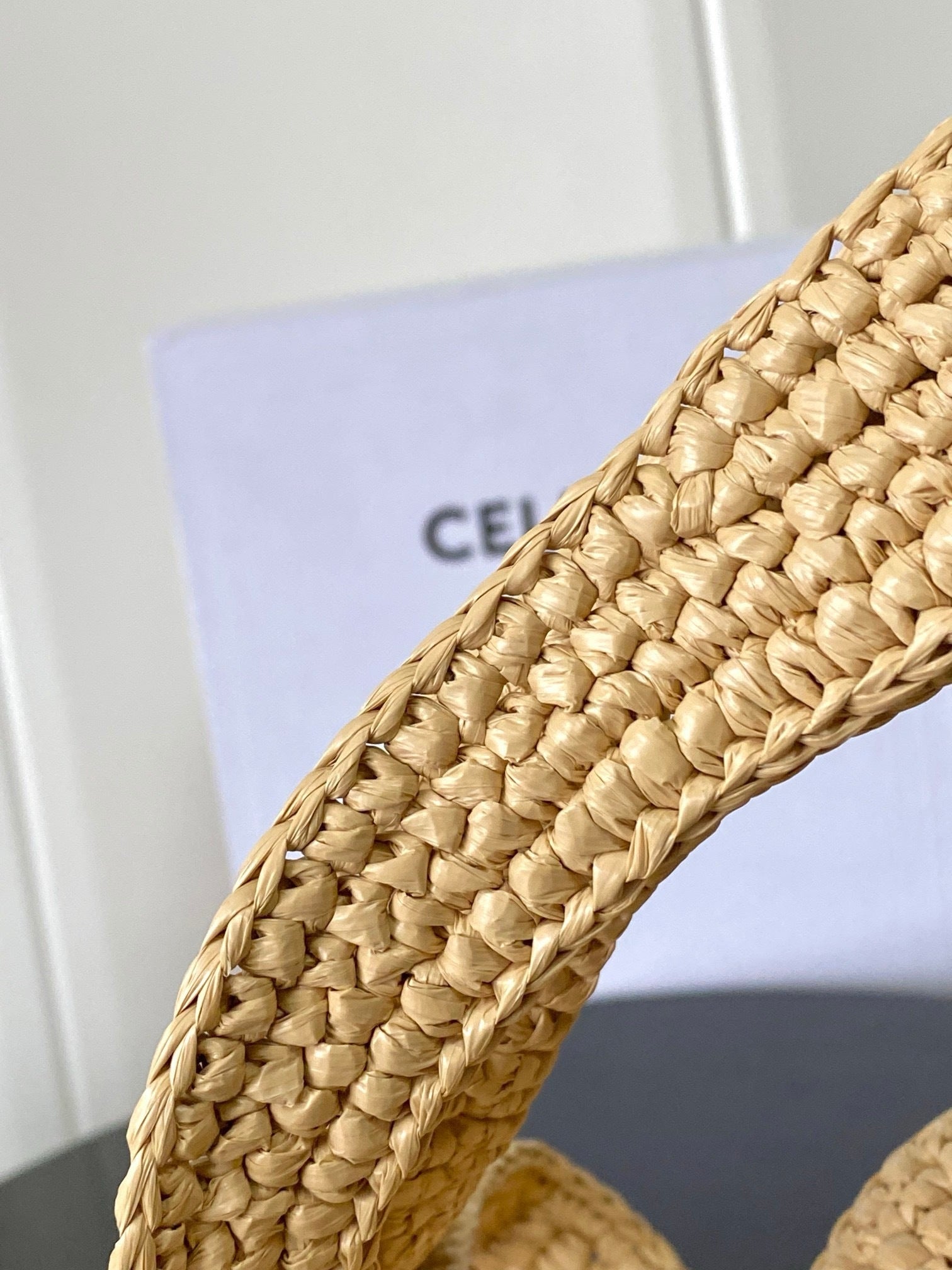 Classic Panier Cabas Woven Basket Bag | Triomphe |Premium Quality ++|