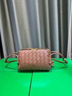 Woven Leather Concert Pouch