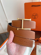Premium Reversible Leather Belt — 3.8cm Width
