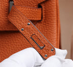 Elegant Togo-Textured Leather Handbag – Premium Craftsmanship