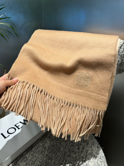 L*oe*w*e Double-Sided Cashmere Shawl