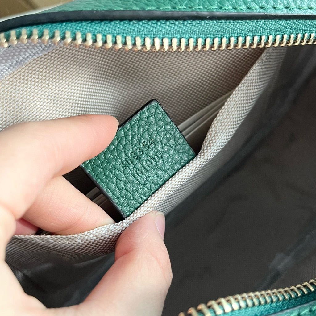 Classic Embossed Leather Camera Bag  (Genuine Cowhide)