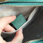 Classic Embossed Leather Camera Bag  (Genuine Cowhide)