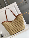 Raffia Woven Tote Bag