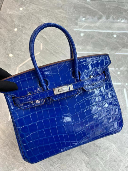 Her*mes Crocodile Pattern Birkin Bag