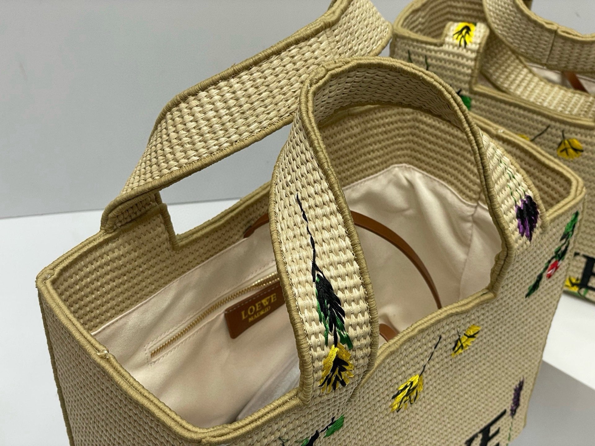 Summer Woven Tote Bag