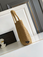 Raffia Woven Tote Bag | Large | Premium Quality |