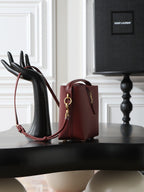 Bucket Bag | LE 37 | Smooth Calfskin | Dark Red (Premium Quality )