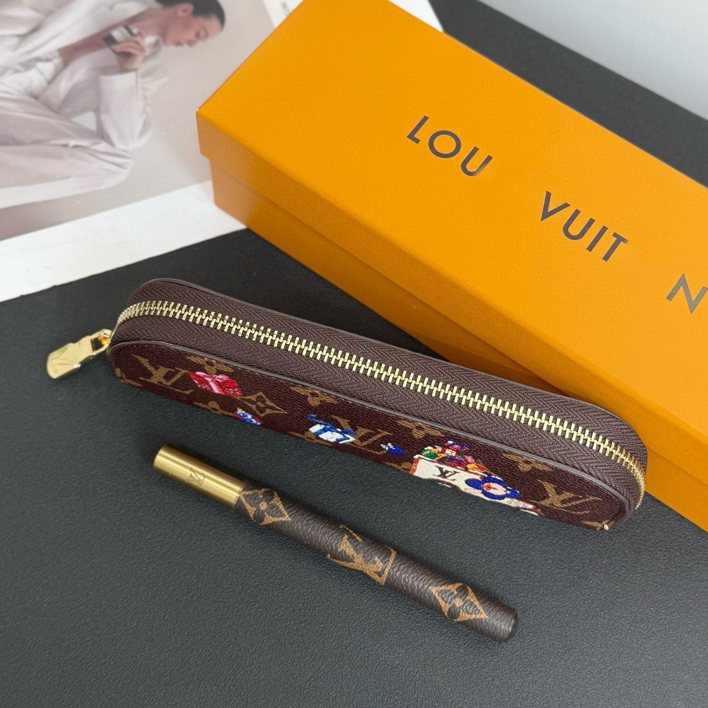 🎄 Holiday Edition – Charlotte Pencil Pouch