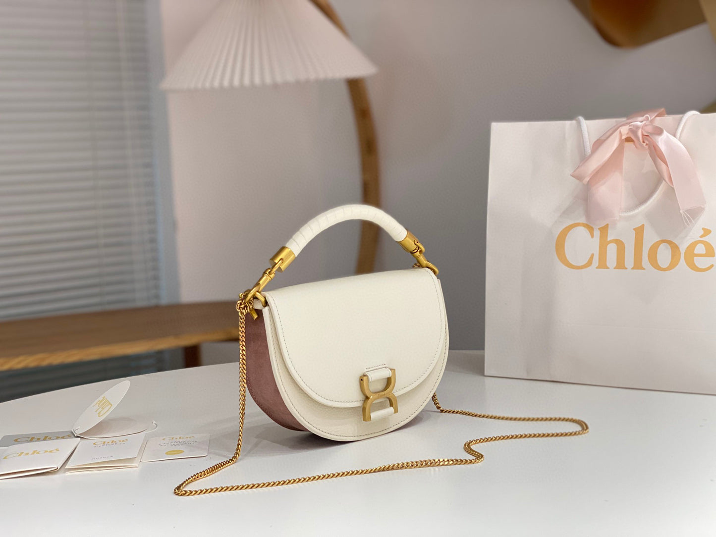 Chl0é Marcie Mini Leather Bag