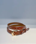 C Women's Belt – Handmade Tanneries Haas Novonappa Leather, Vintage French Style