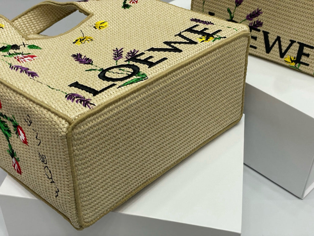 Summer Woven Tote Bag