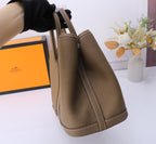 Garden Party Tote — Genuine Cowhide Leather (Premium quality)