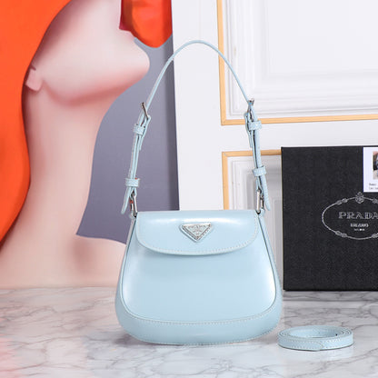 Pr*da Cl*eo Mini Bag in Brushed Leather - Your Modern Elegance Essential!