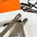 Slim Leather Waist Belt – Adjustable Fit