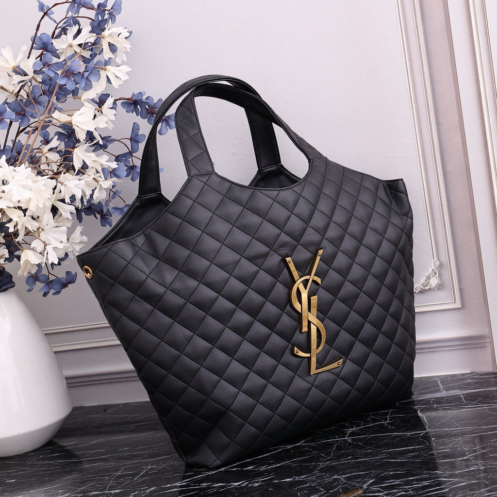 Quilted Oversized Tote Bag – Style 8019