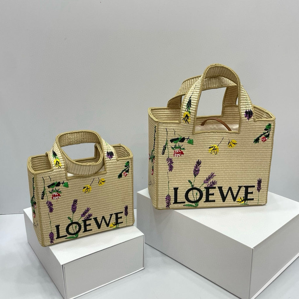 Summer Woven Tote Bag