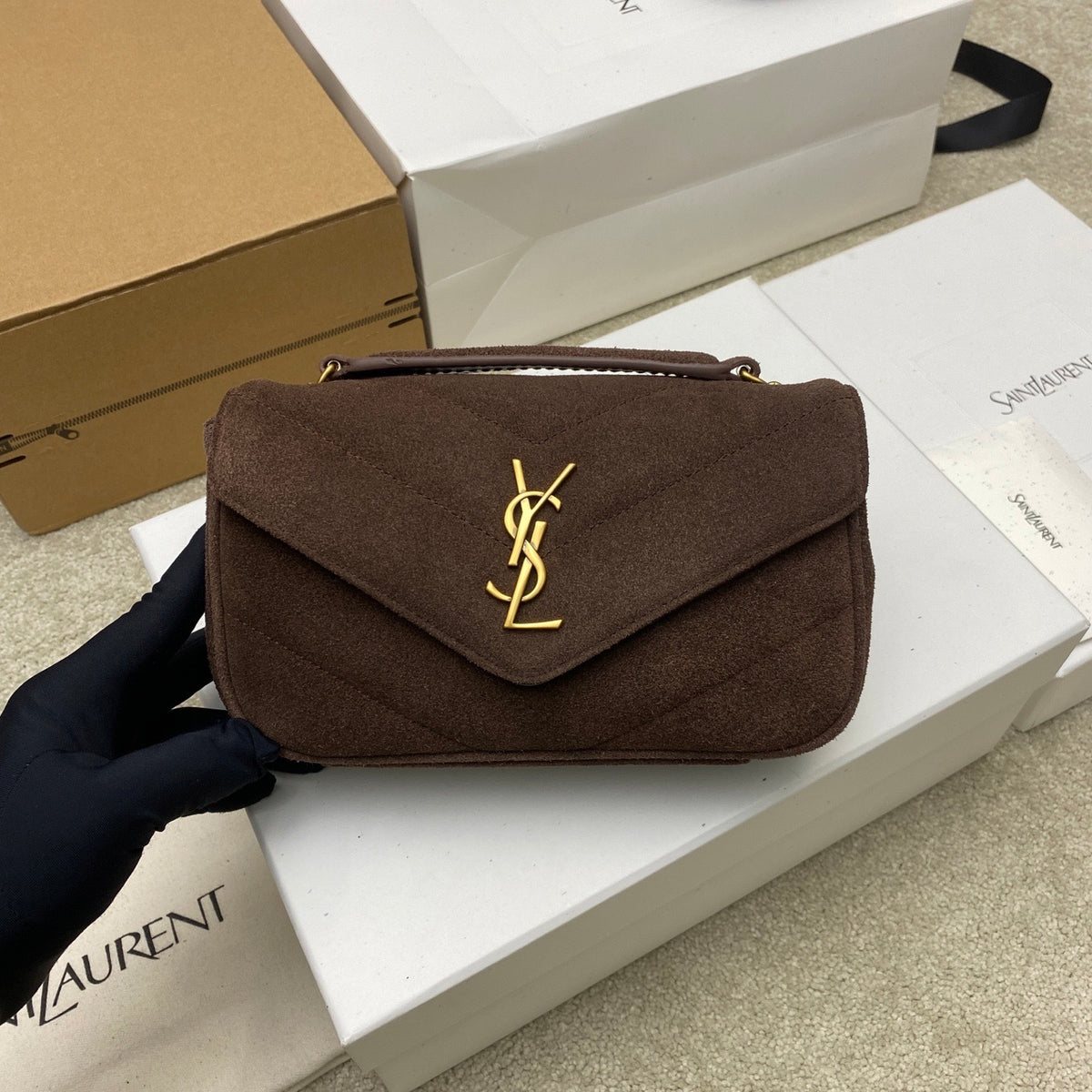 LouLou Suede Bag |Premium Quality|