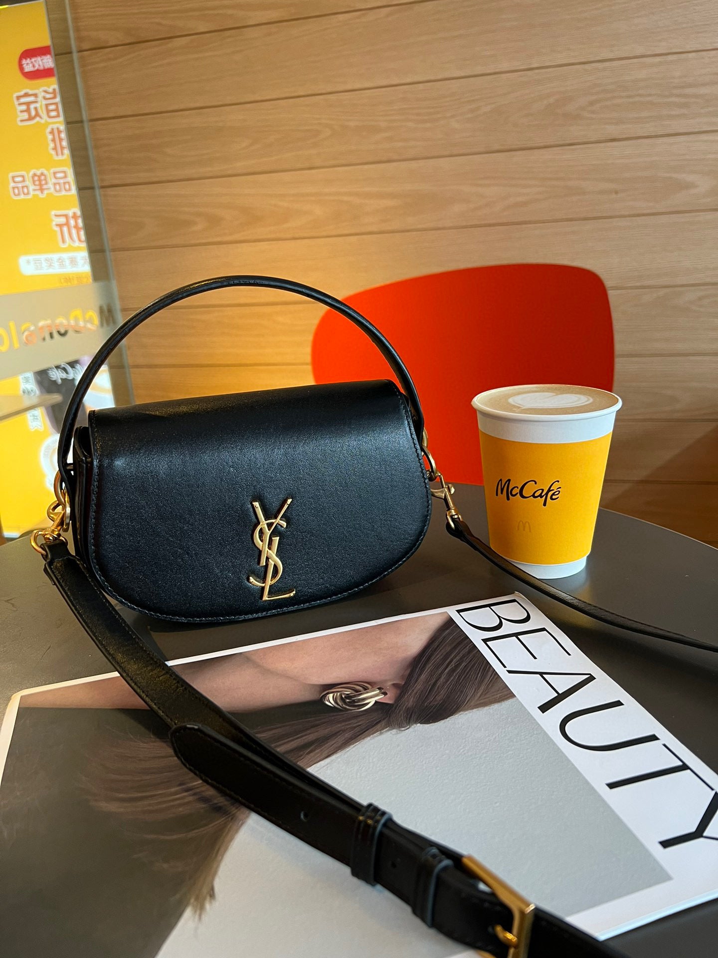 YS Half-Moon Handbag