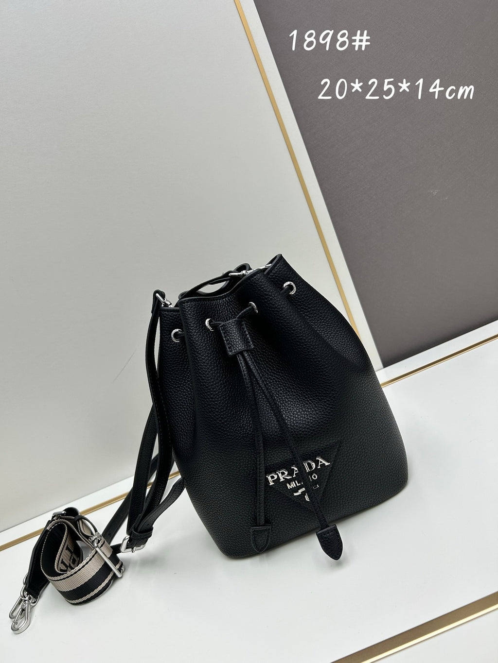 Dual Strap Bucket Bag