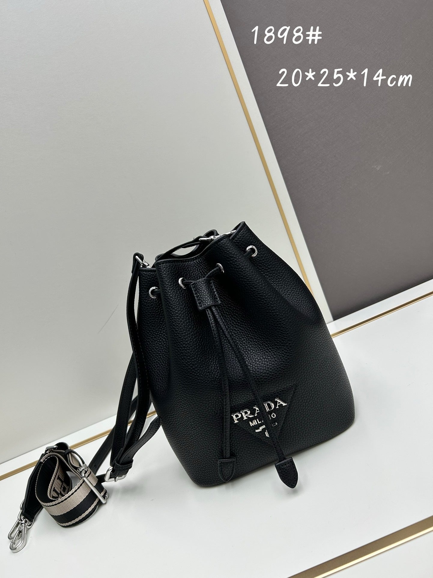 Dual Strap Bucket Bag