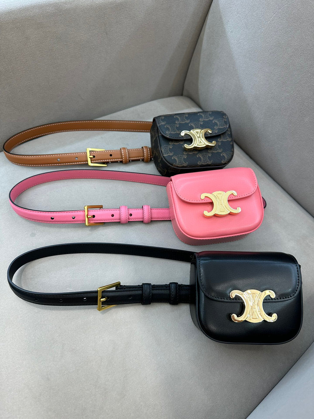 3-in-1 Women's Belt  Pouch Set