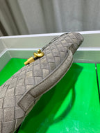 Frosted Leather Evening Handbag