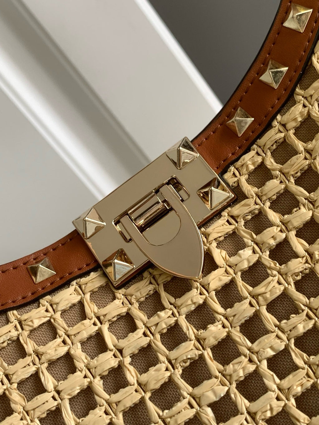 Raffia Woven Tote Bag
