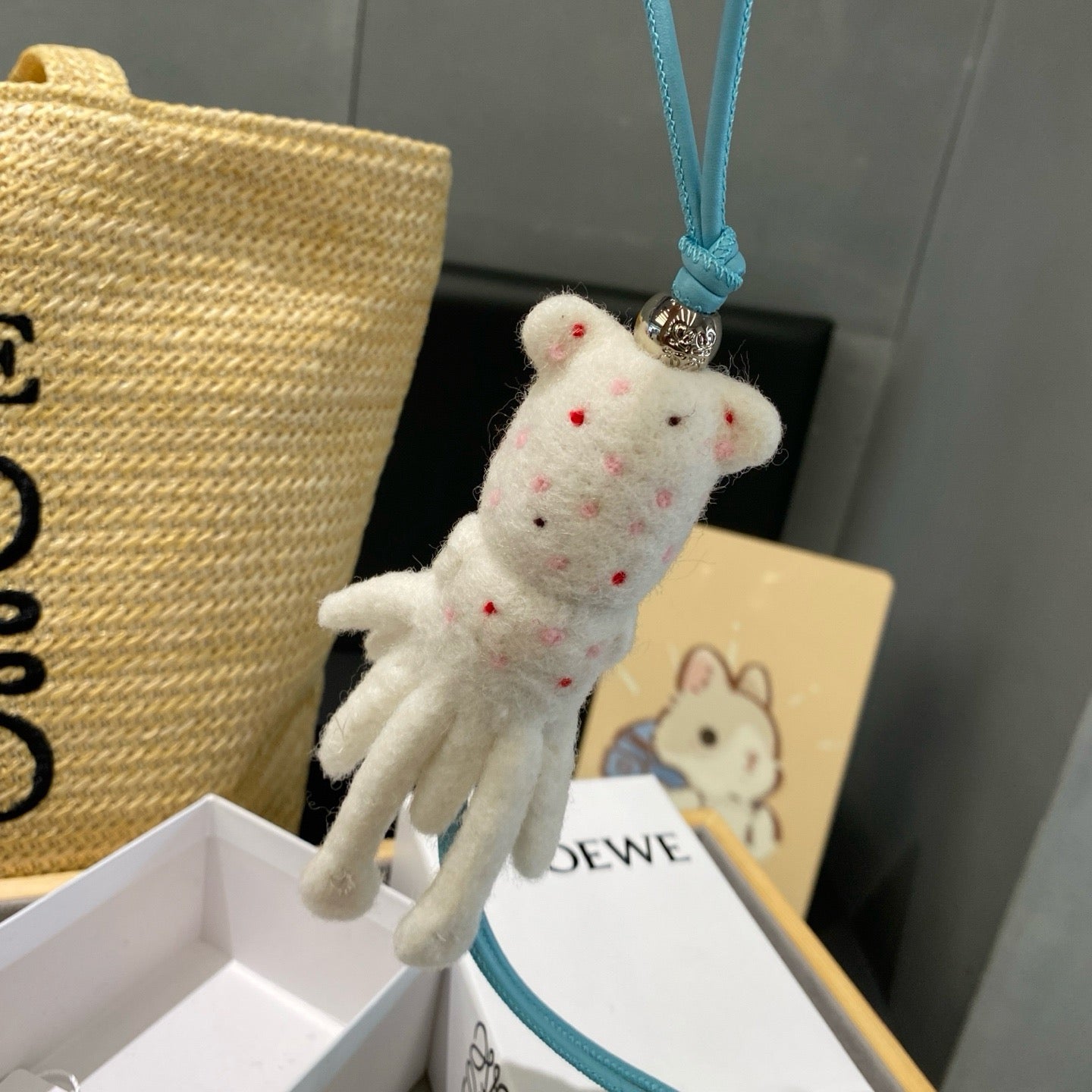 New Arrival – Felt & Leather Squid Charm