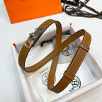 Slim Leather Waist Belt – Adjustable Fit