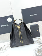 Caviar Leather Hobo Bag | 25C | Large | Premium quality|