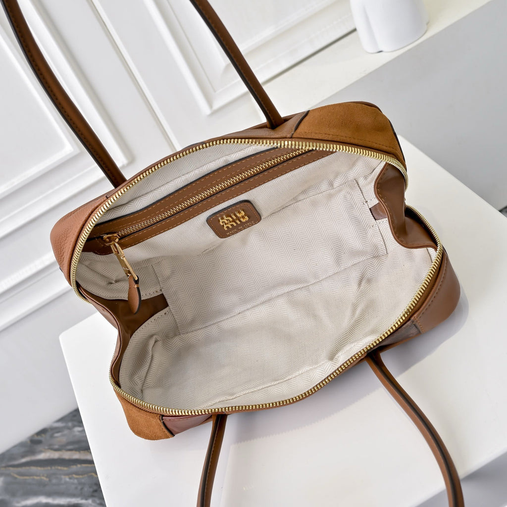 Patchwork Bowling Bag – Versatile & Unique Design