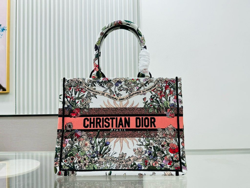 D Book Tote ( WHITE SUN)