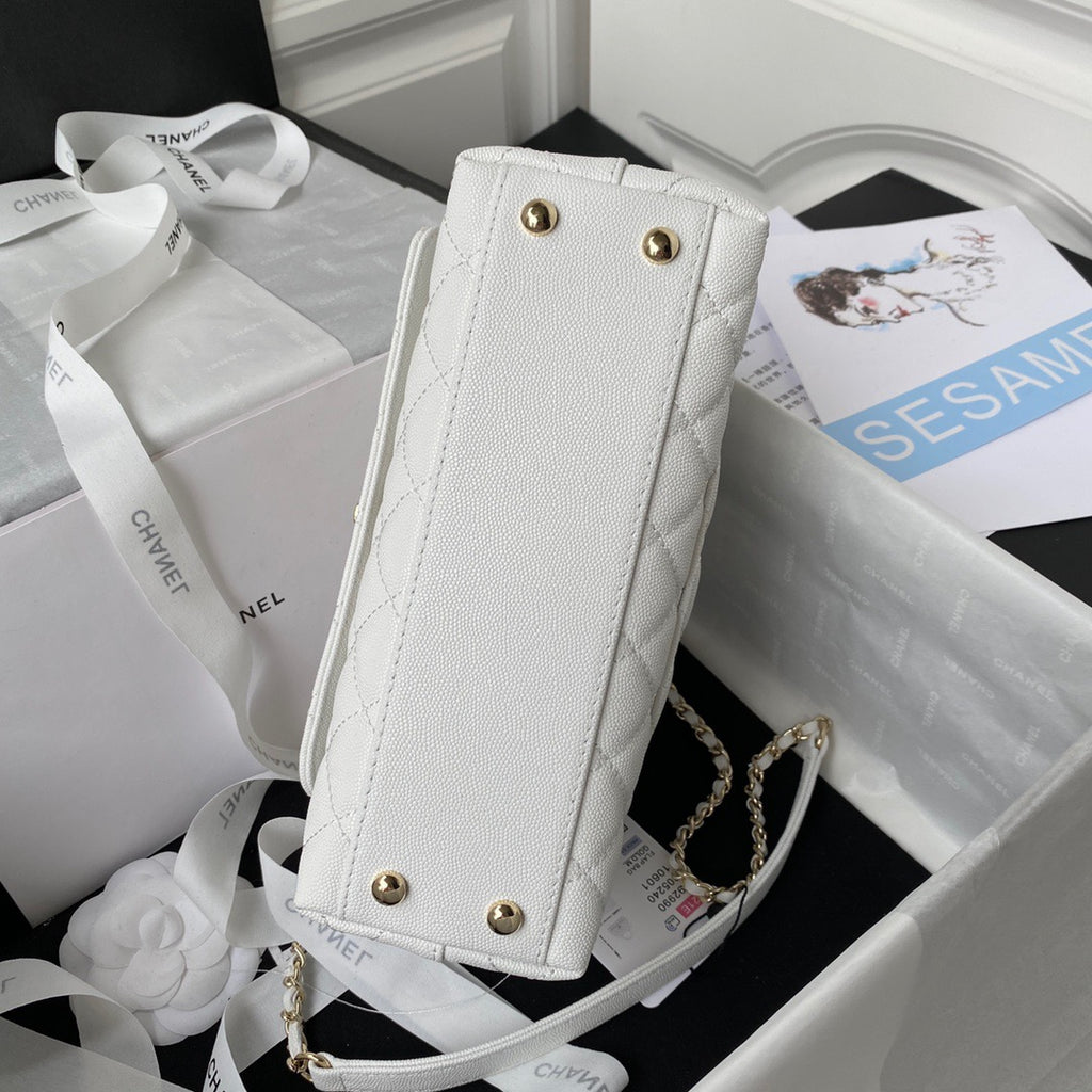 Mini Top Handle Flap Bag (𝑐𝑜𝑐𝑜 ℎ𝑎𝑛𝑑𝑙𝑒)