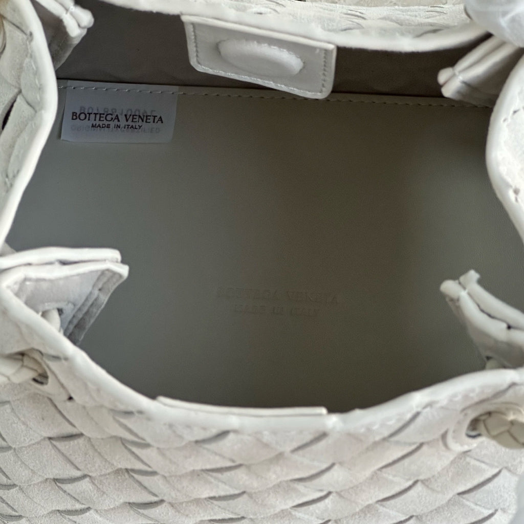 Soft Suede Parachute-Style Woven Bag