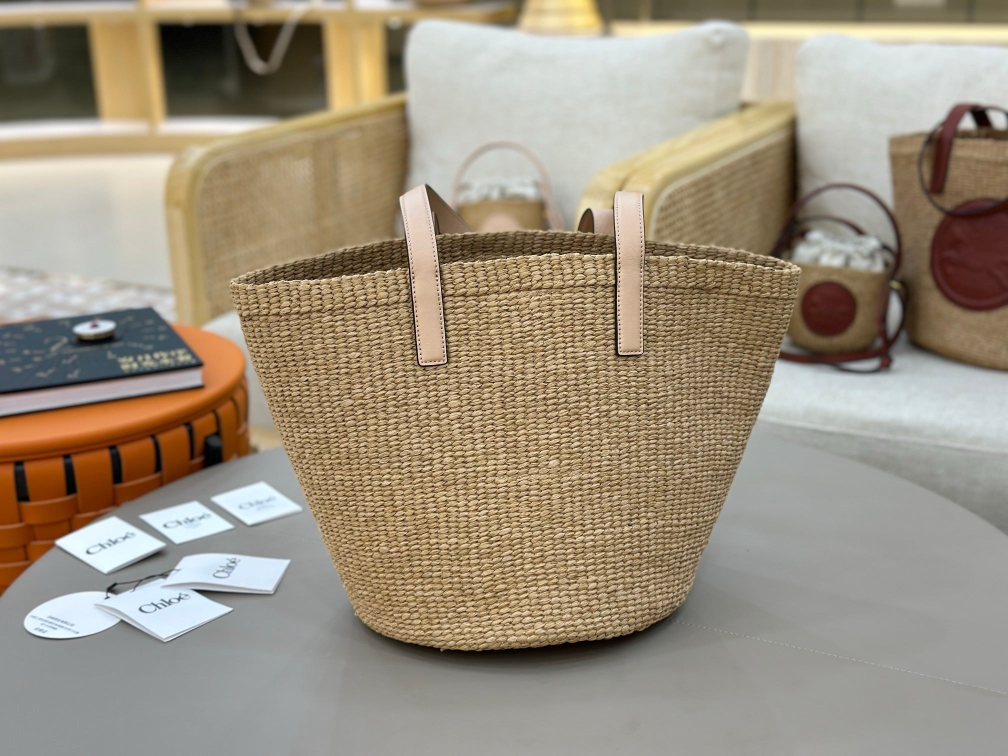 Woven Straw Bucket Bag  (Premium Quality)