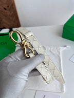 Woven Intrecciato Belt | Knot Buckle | 2.0cm | 2026