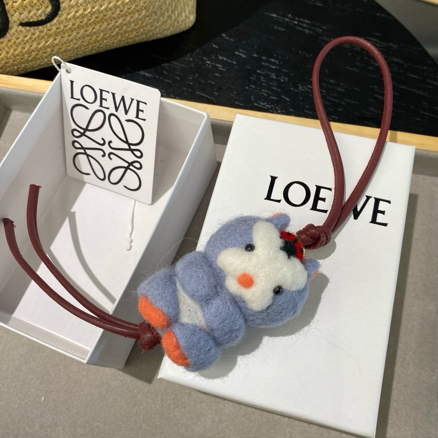 New Arrival – Felt & Leather Squid Charm