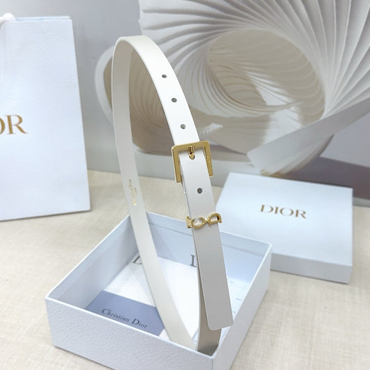 Slim Reversible Leather Waist Belt – 2.0cm