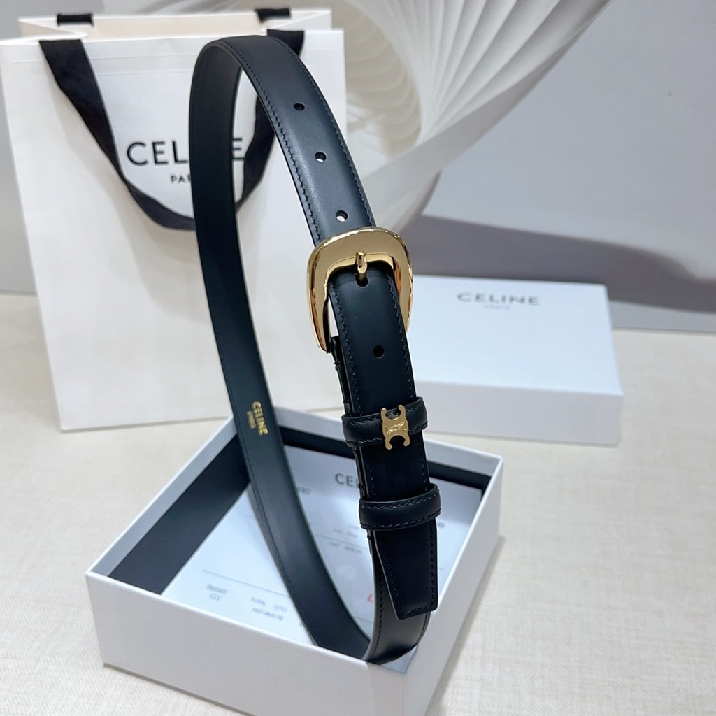 Double-Sided Leather Belt | 2.5cm